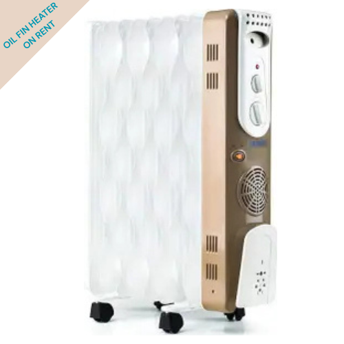 OIL FIN HEATER ON RENT