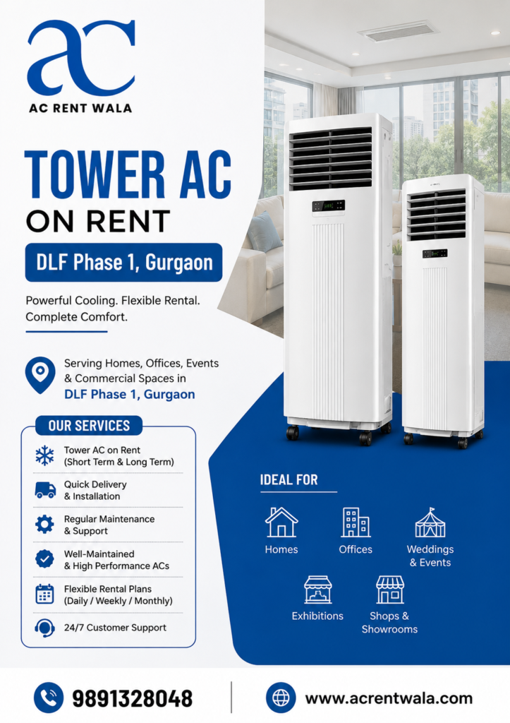 Tower AC on Rent DLF Phase 1 Gurgaon