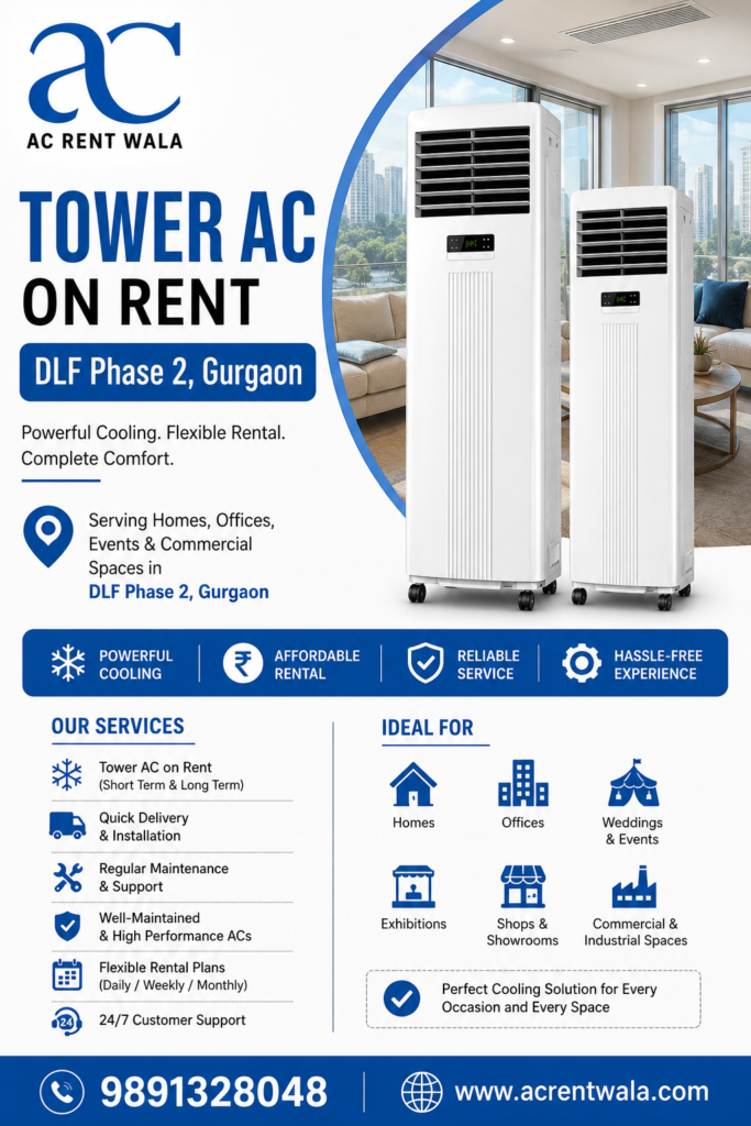 Tower AC on Rent DLF Phase 2 Gurgaon
