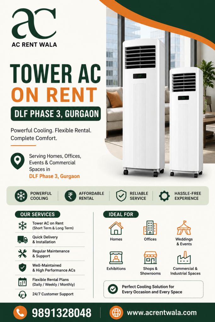 Tower AC on Rent DLF Phase 3 Gurgaon