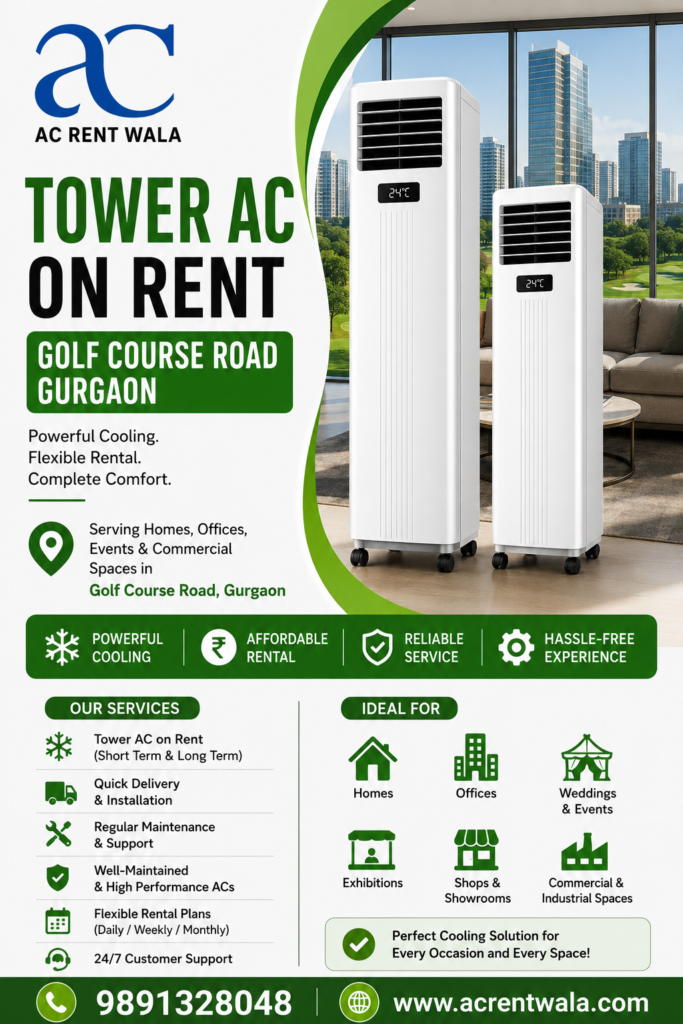 Tower AC on Rent Golf Course Road Gurgaon