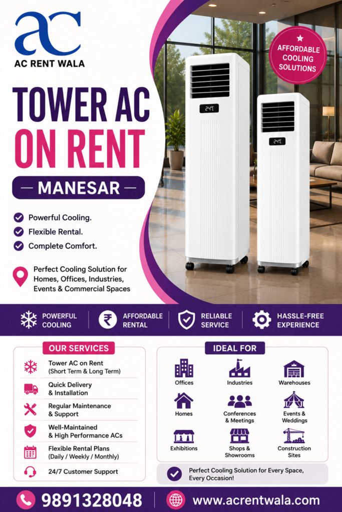 Tower AC on Rent Palam Vihar Gurgaon—