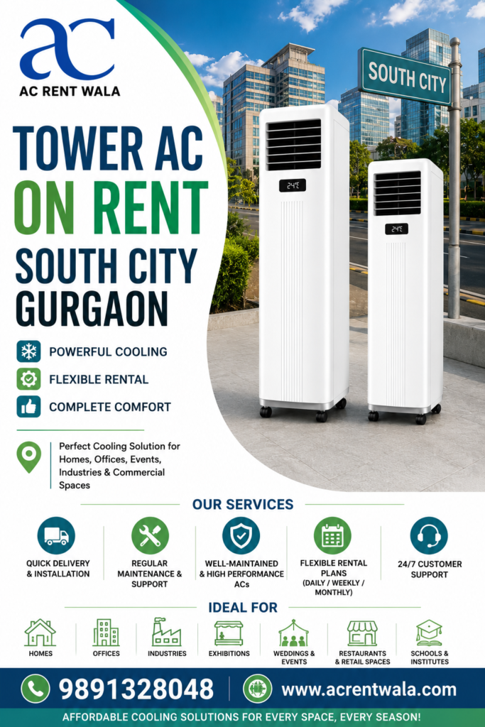 Tower AC on Rent South City Gurgaon